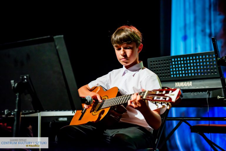 Dawid zagrał na gitarze "Piosenkę goldoliera"