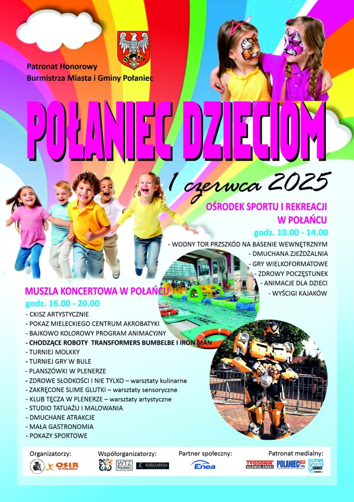 Połaniec dzieciom plakat informacyjny