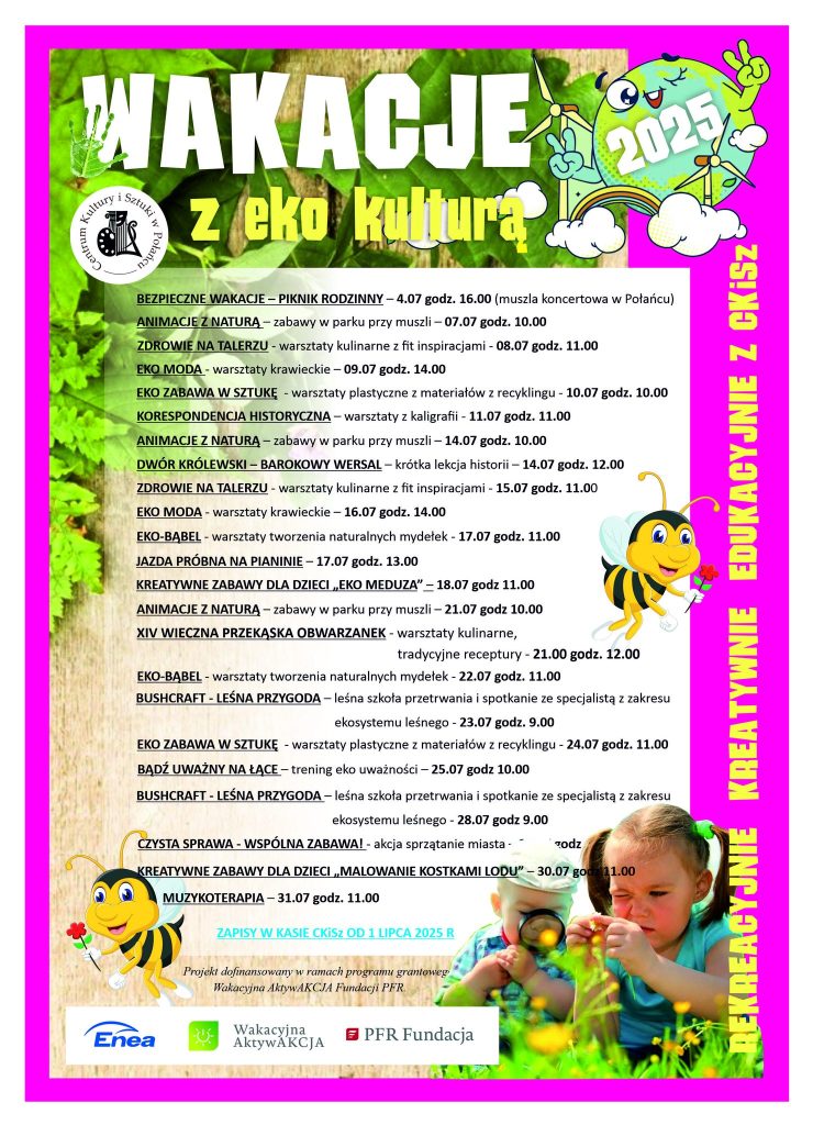 wakacje z ekokulturą - informacje szczegółowe